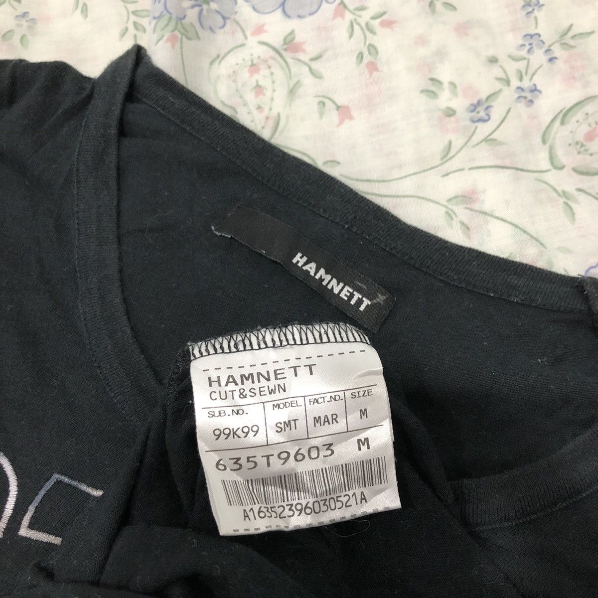 Katharine Hamnett London Stop Global Warming L/S Tee Size US M / EU 48-50 / 2 - 6 Thumbnail