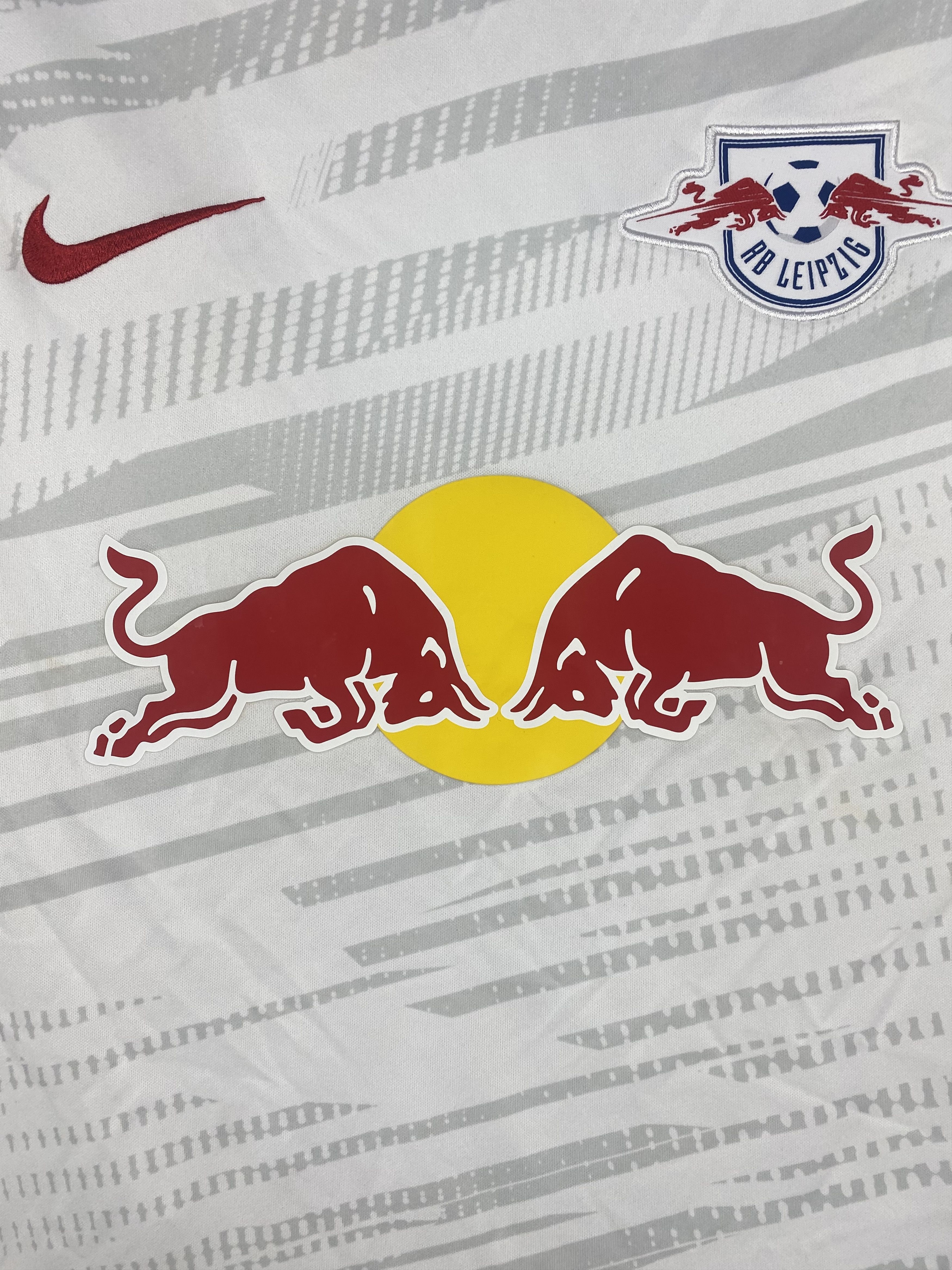 Nike 2019 / 2020 RB RED BULL LEIPZIG HOME Soccer Jersey M419 Size US M / EU 48-50 / 2 - 6 Thumbnail