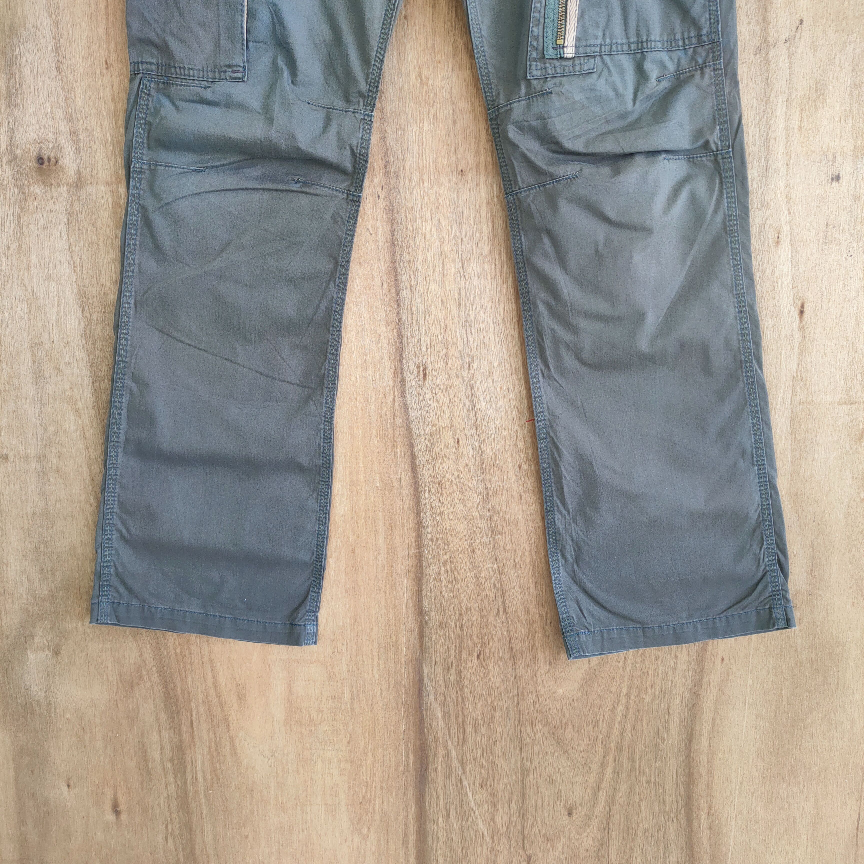 Japanese Brand JAPANESE BRAND FADED GREEN CARGO PANTS Size US 34 / EU 50 - 3 Thumbnail