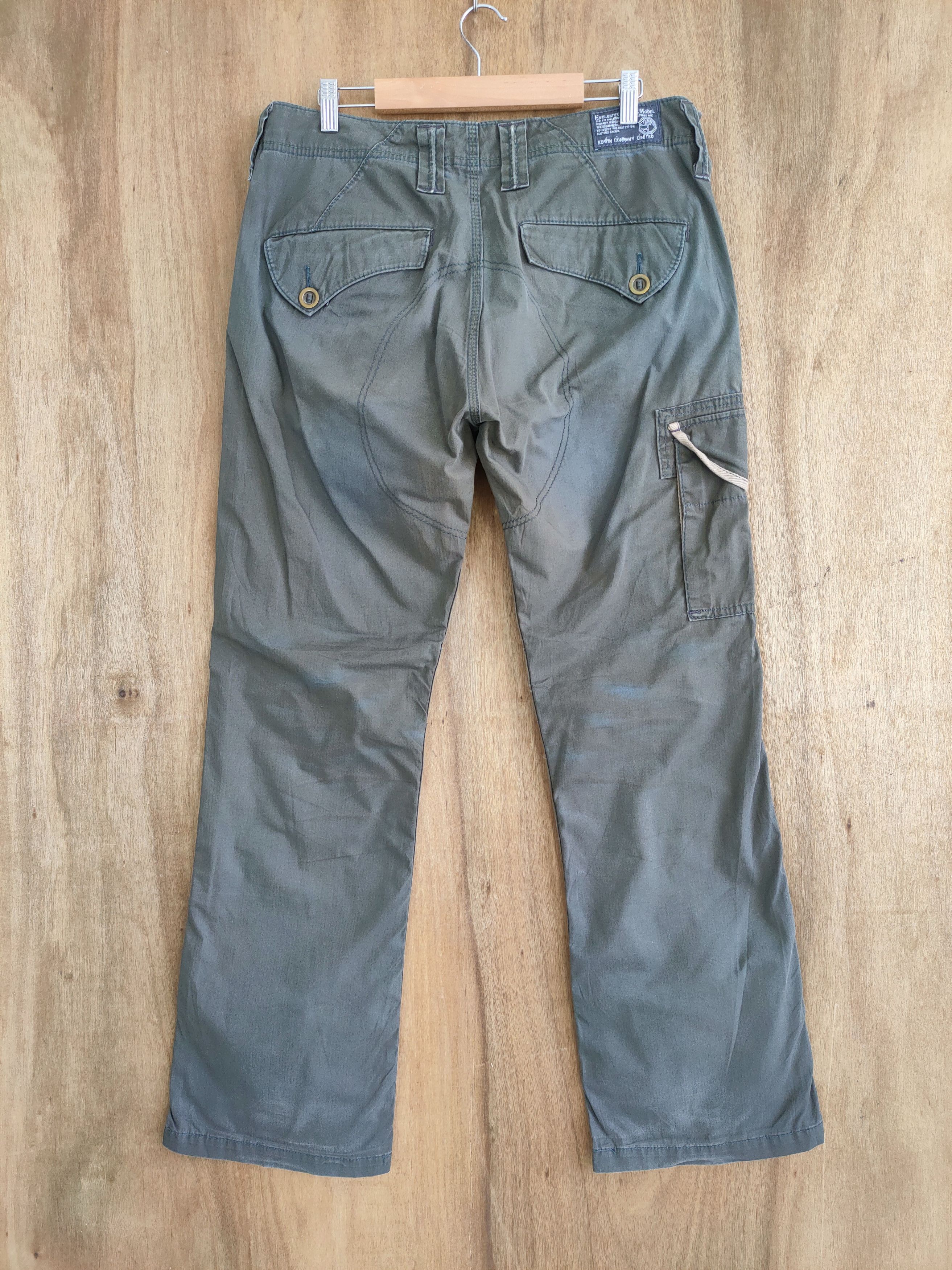 Japanese Brand JAPANESE BRAND FADED GREEN CARGO PANTS Size US 34 / EU 50 - 7 Thumbnail