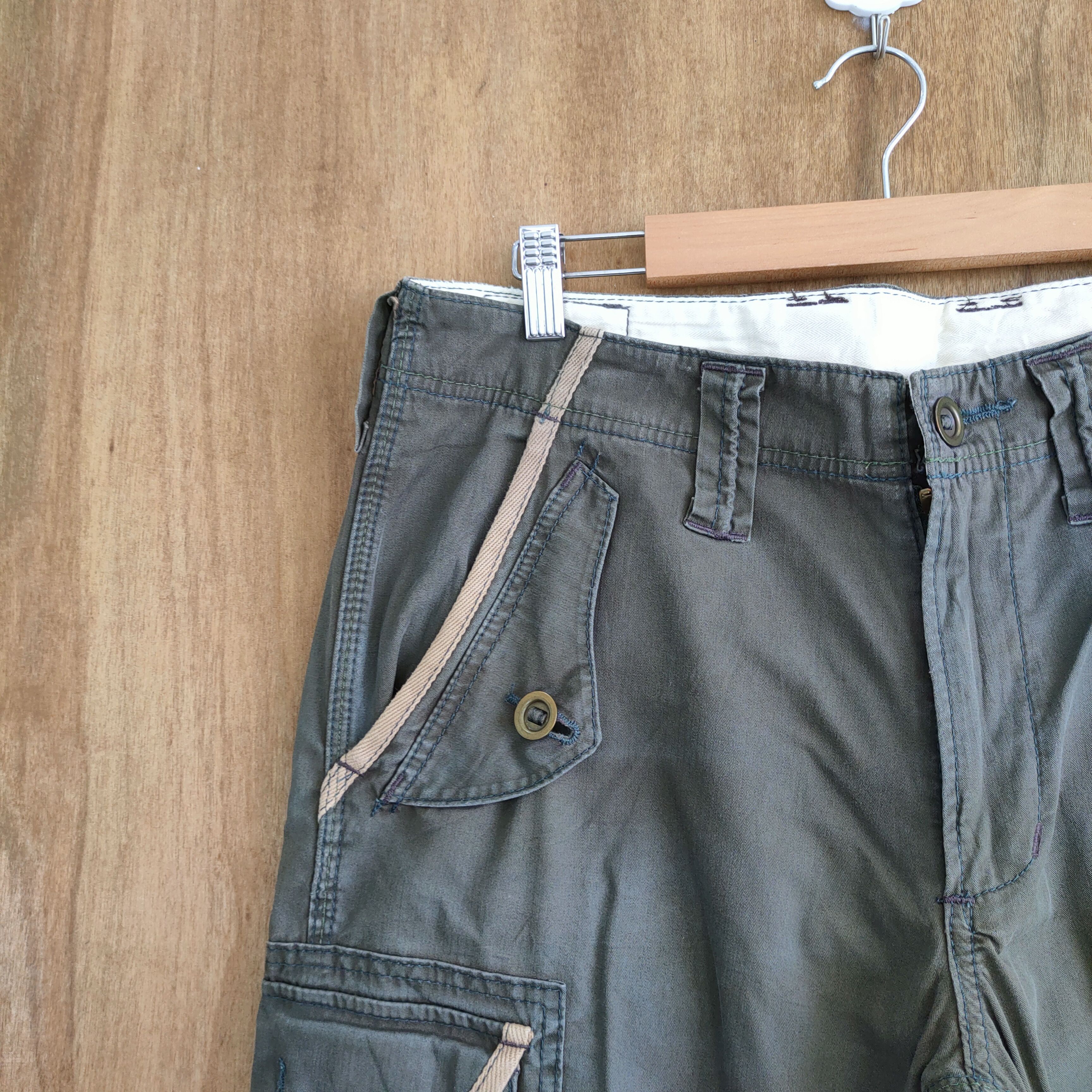 Japanese Brand JAPANESE BRAND FADED GREEN CARGO PANTS Size US 34 / EU 50 - 5 Thumbnail