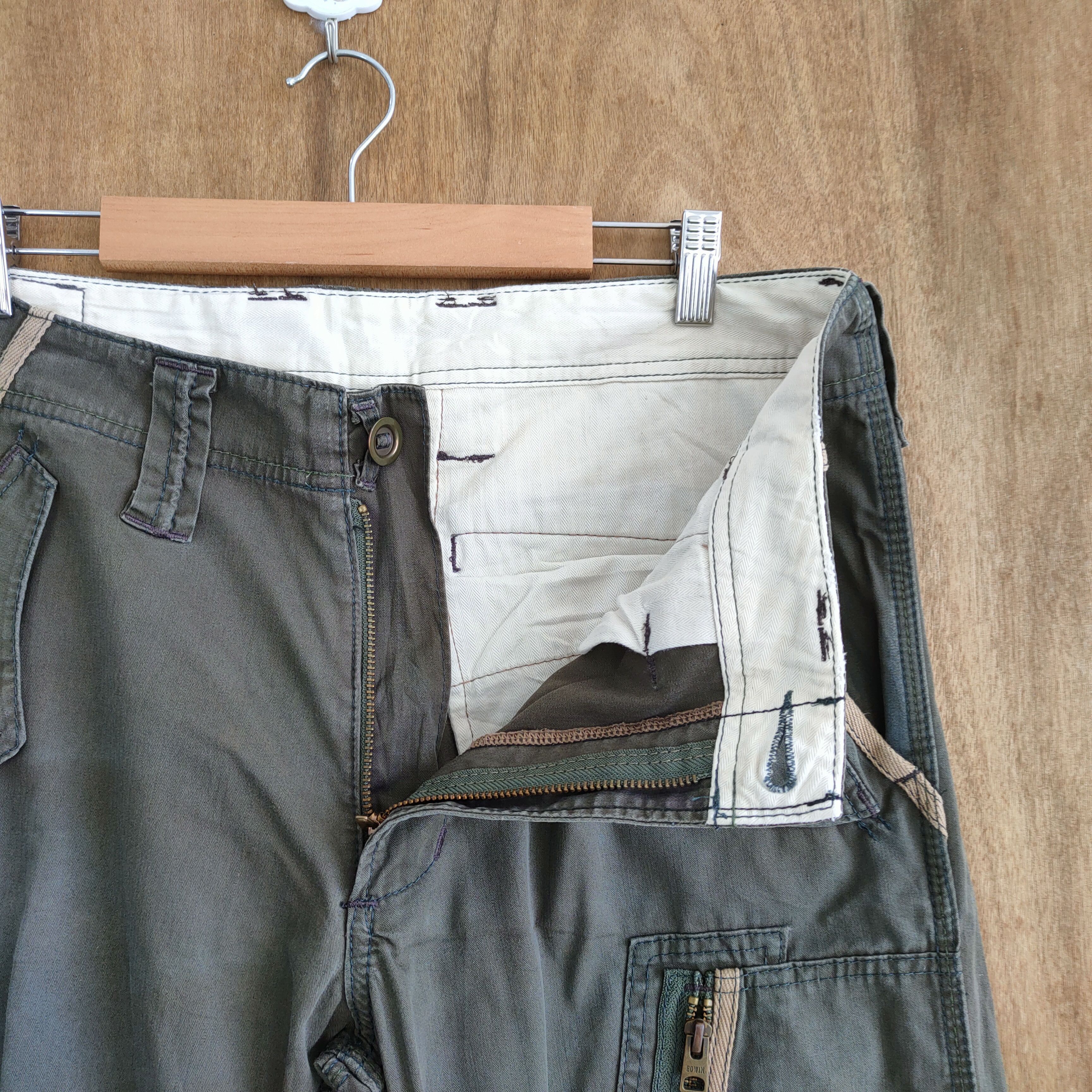 Japanese Brand JAPANESE BRAND FADED GREEN CARGO PANTS Size US 34 / EU 50 - 11 Thumbnail