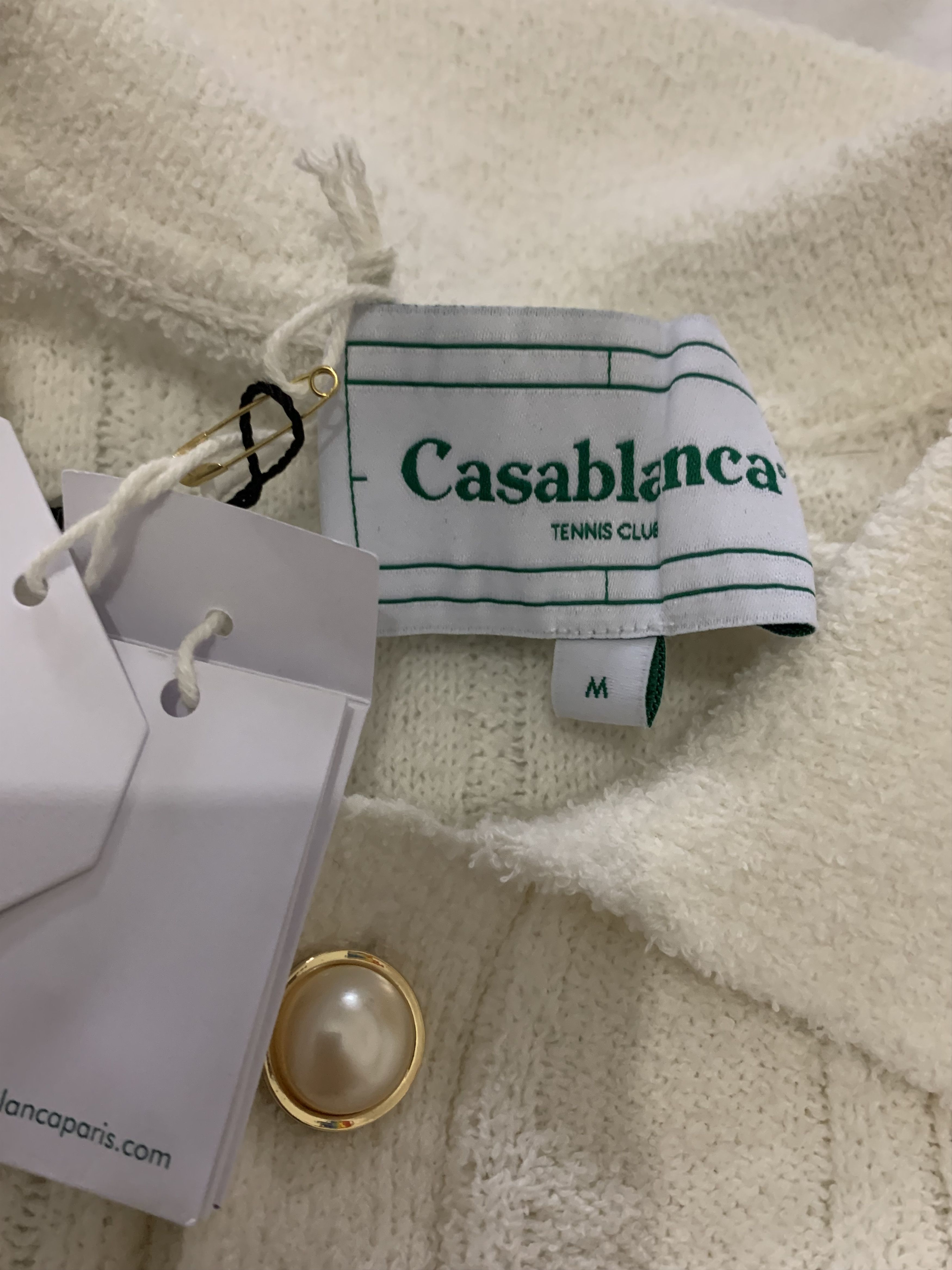 Casablanca Casablanca cashmere wool knit polo Size US M / EU 48-50 / 2 - 5 Thumbnail