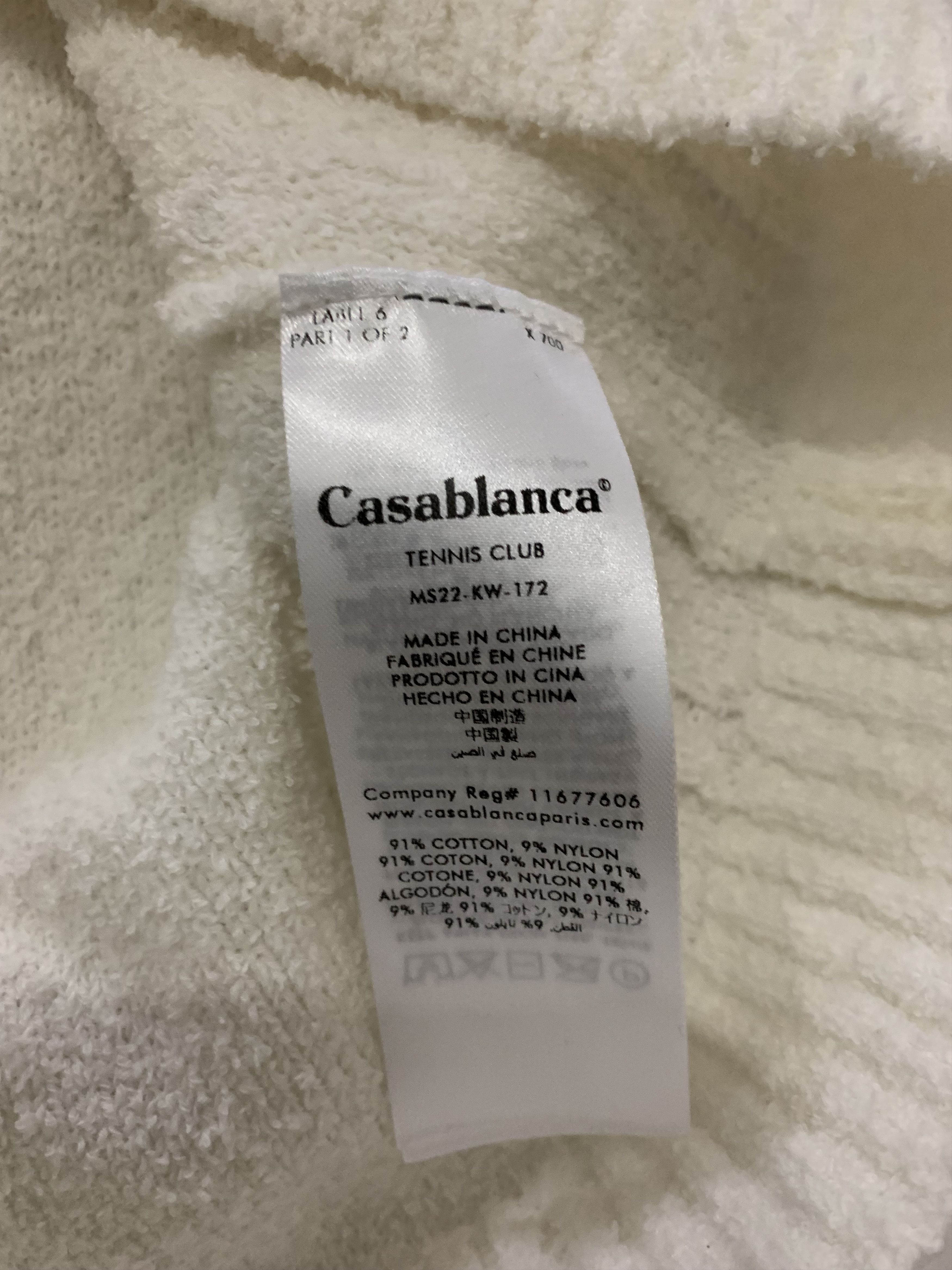 Casablanca Casablanca cashmere wool knit polo Size US M / EU 48-50 / 2 - 7 Thumbnail
