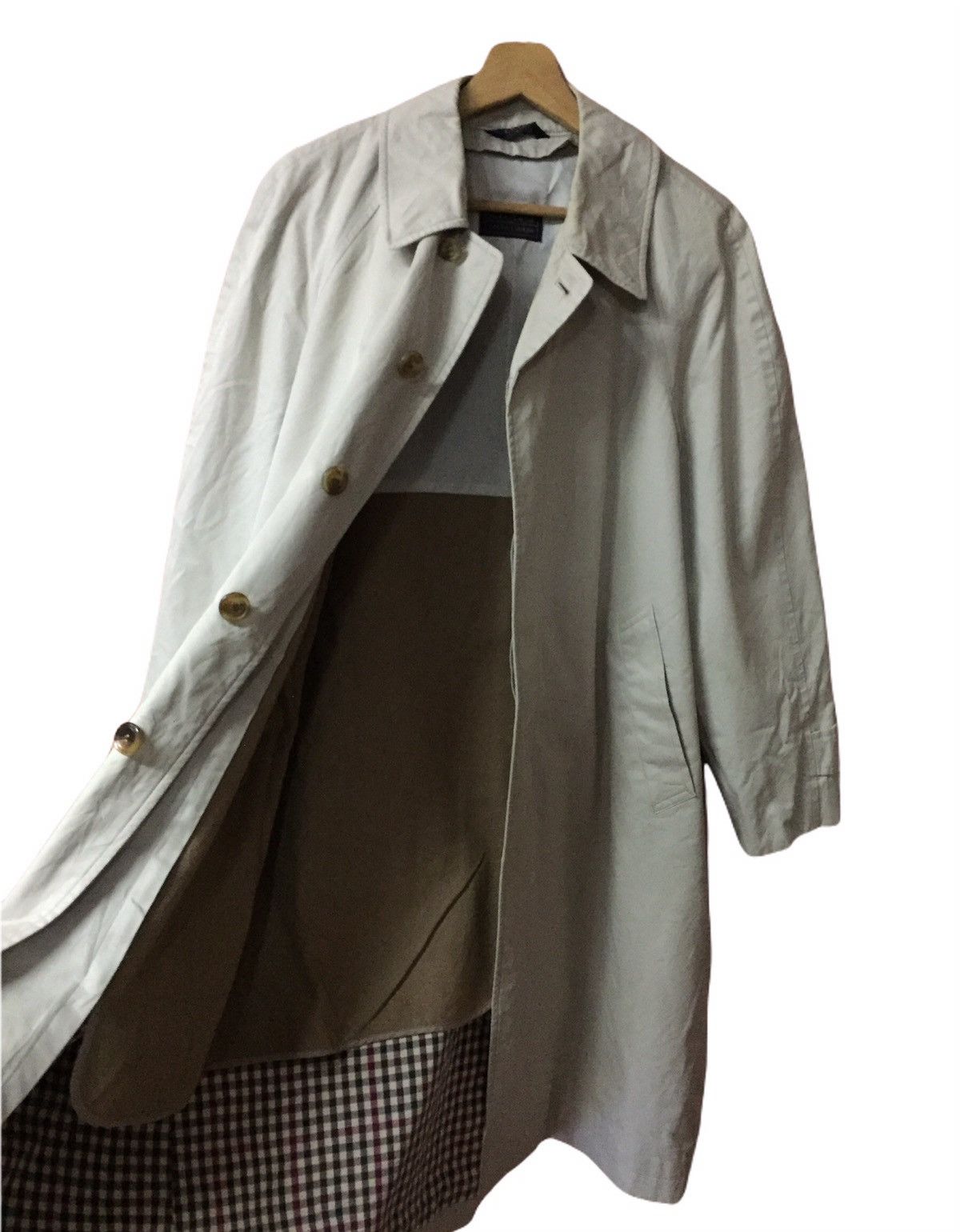 Vintage Long Coat Chaps Ralph Lauren Pullover