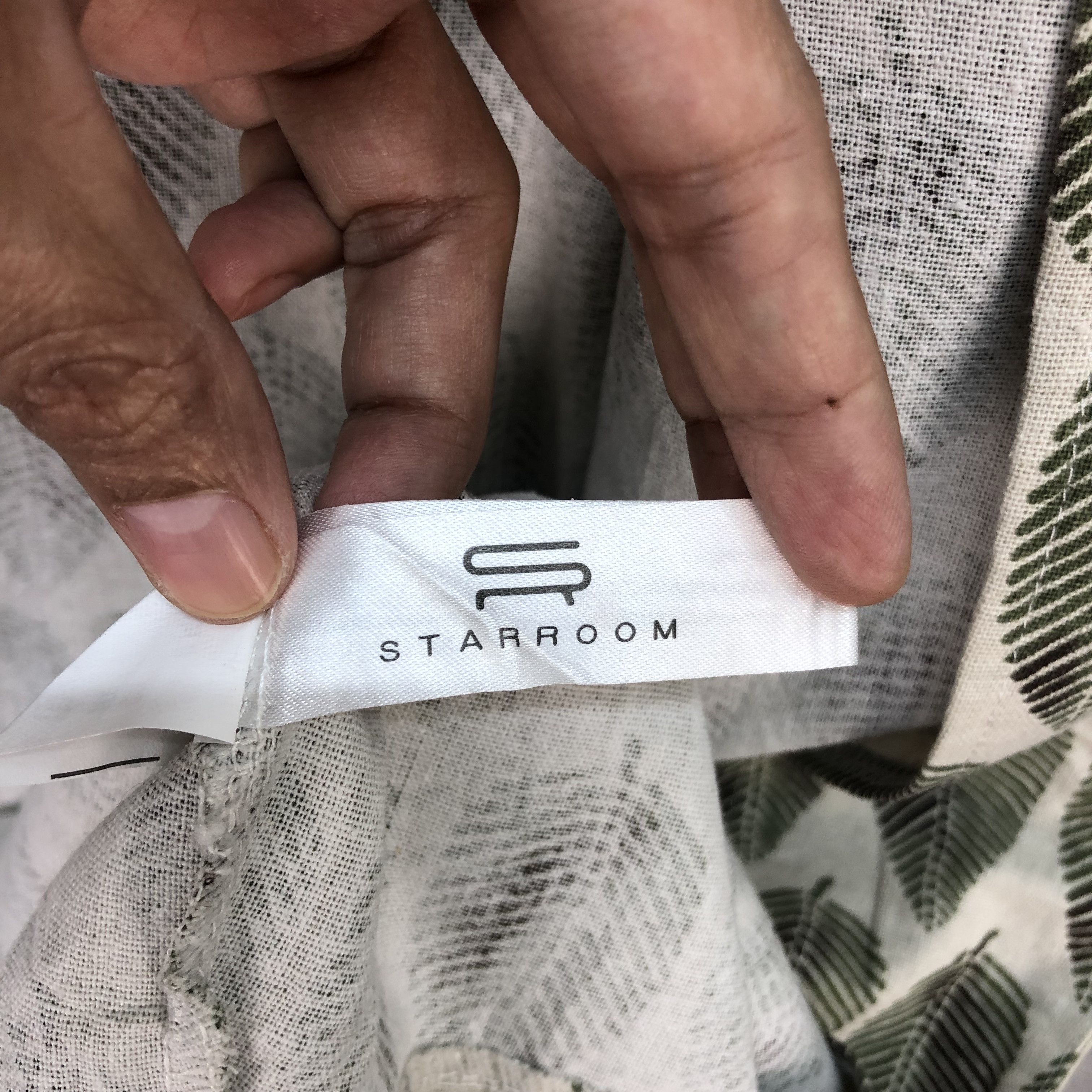 Japanese Brand STARROOM LEAF PRINTED BIG SIZE CARDIGAN / JACKET #5700-203 Size ONE SIZE - 9 Thumbnail