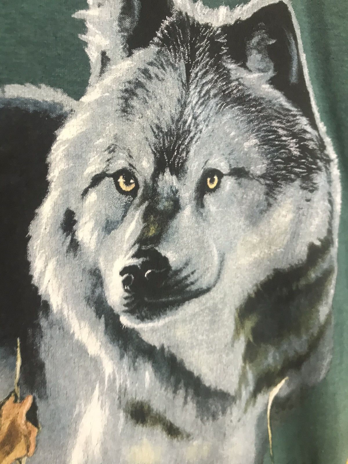 Vintage 1993 Vintage 90s Harlequin wolfs single stitch t-shirt Size US M / EU 48-50 / 2 - 2 Thumbnail