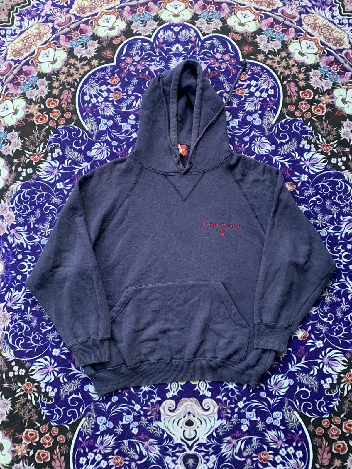 Converse Vintage Converse Hoodie Size US M / EU 48-50 / 2 - 1 Thumbnail