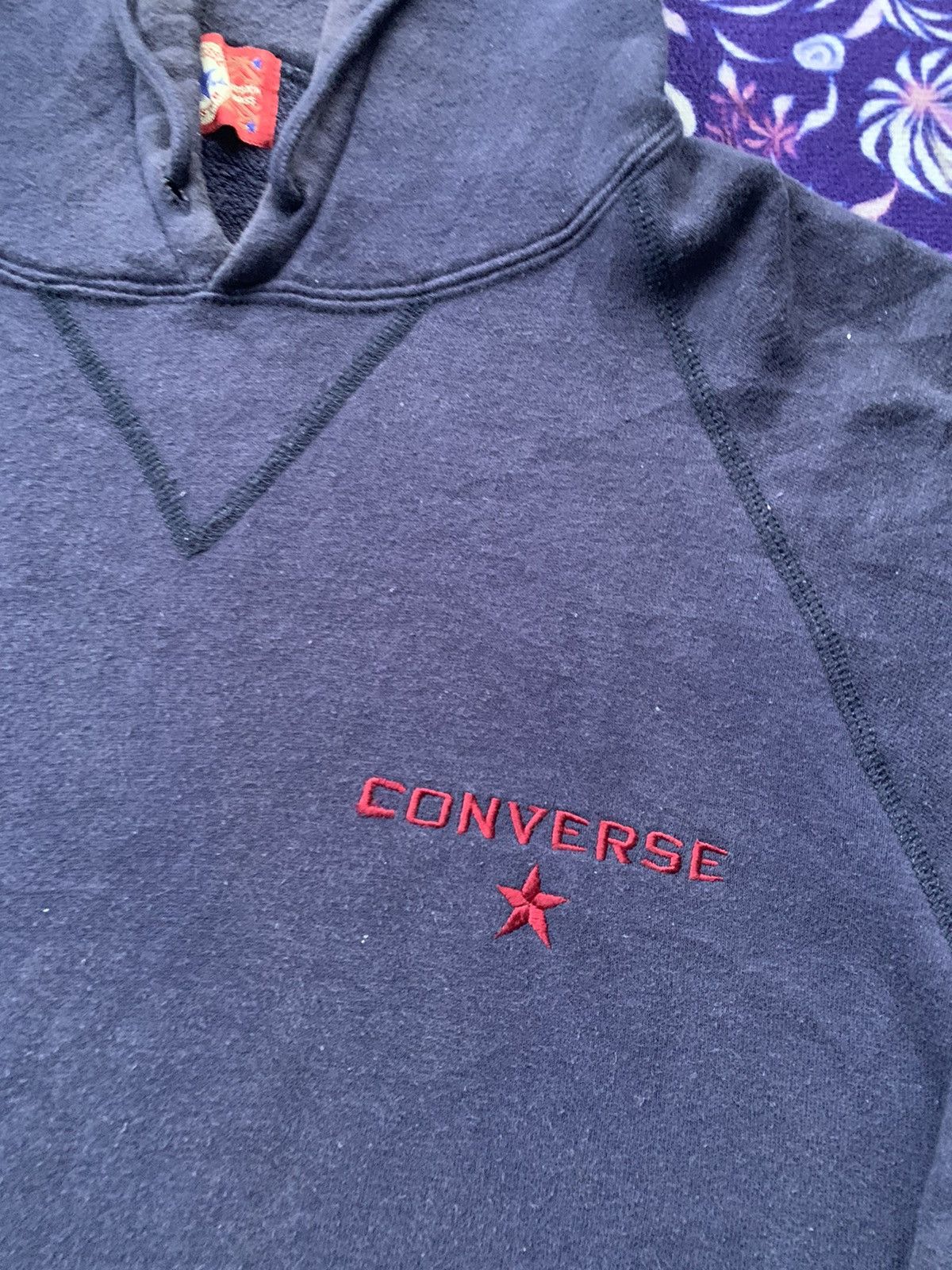 Converse Vintage Converse Hoodie Size US M / EU 48-50 / 2 - 2 Thumbnail