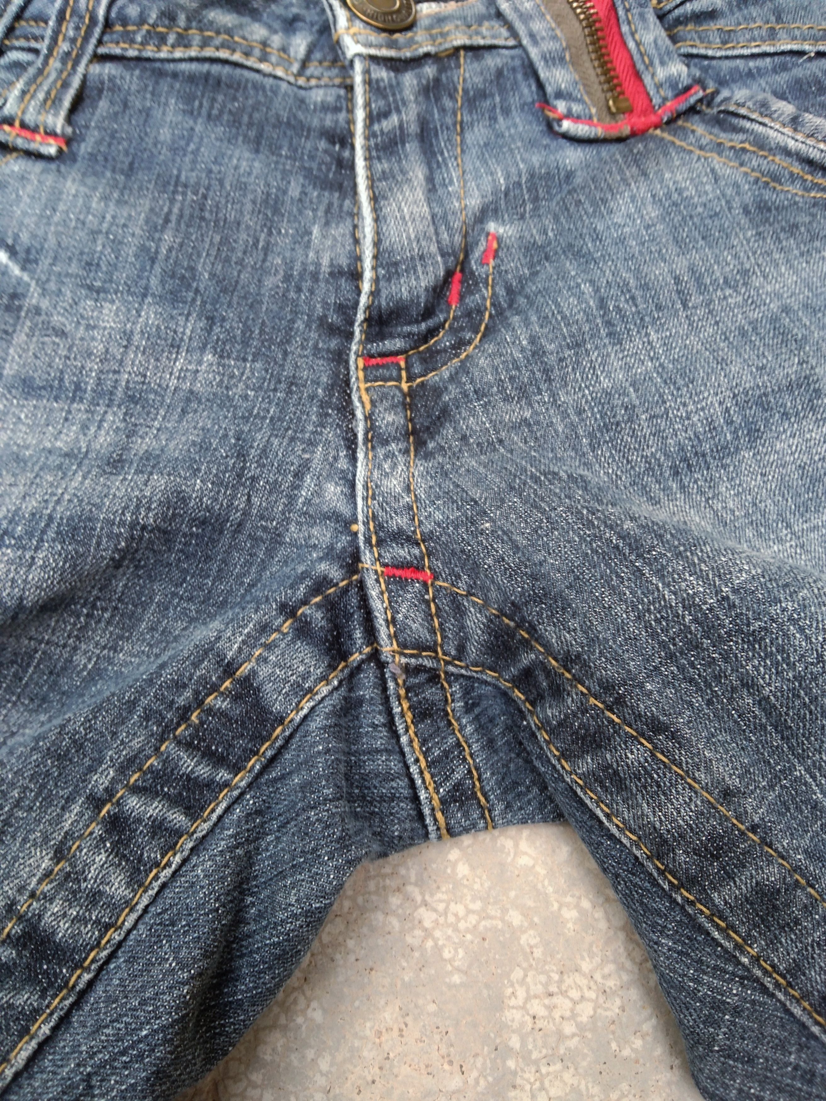 Japanese Brand × Jean × Vintage Vintage Flared Jeans Japanese Clef De Sol Retro Punk Style Size US 27 - 4 Thumbnail