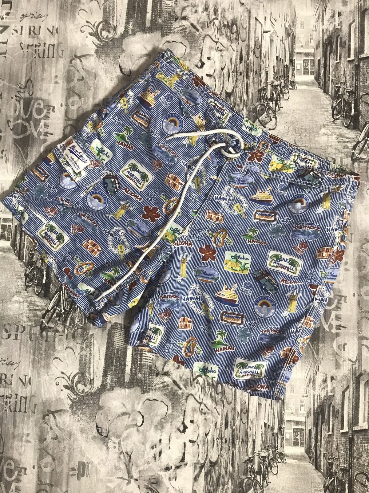 Franklin & Marshall Franklin Marshall graphics shorts Size US 32 / EU 48 - 1 Thumbnail