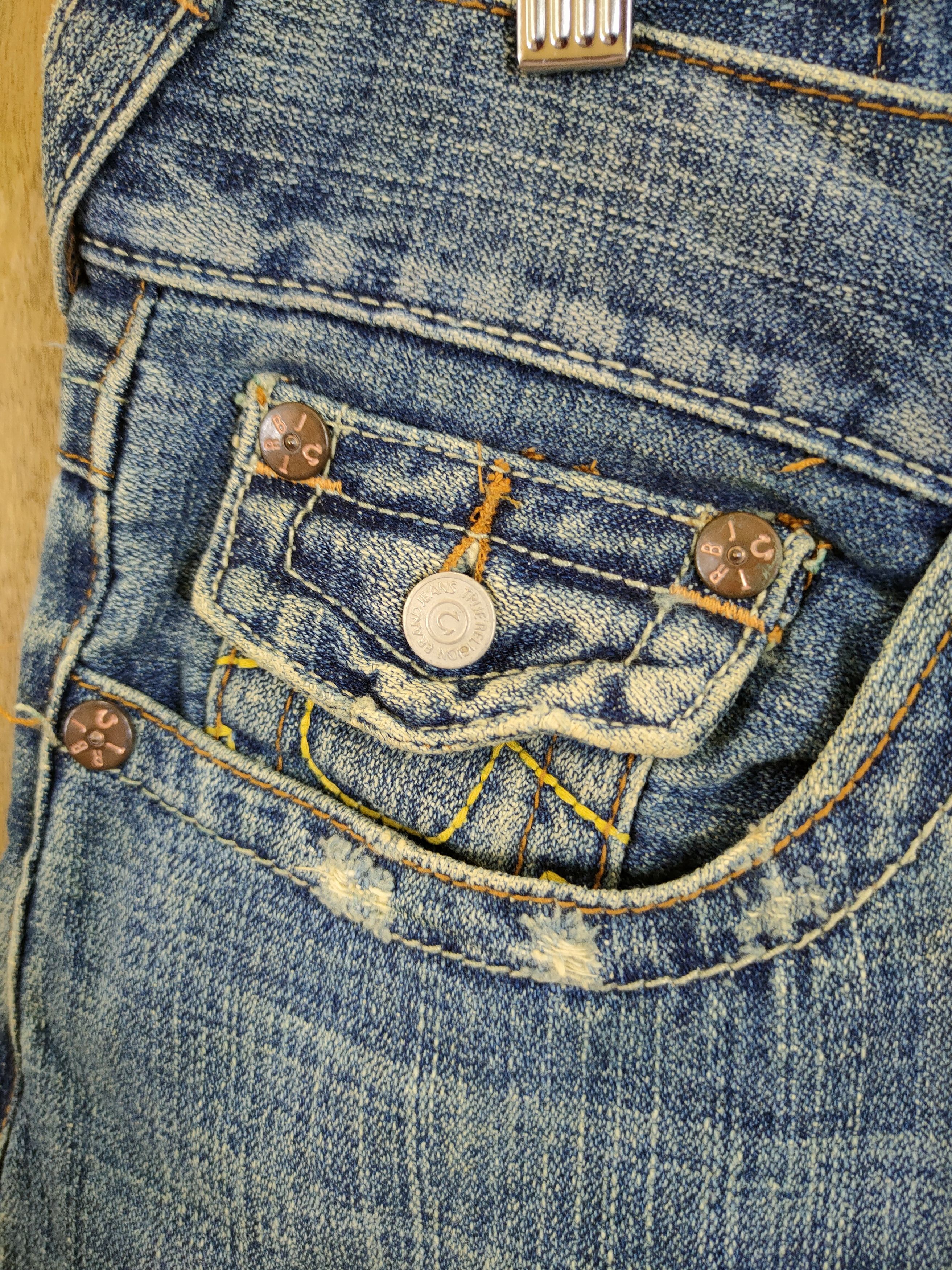 True Religion True Religion billy tiger distressed denim pants #46-888DLAL Size US 34 / EU 50 - 13 Thumbnail