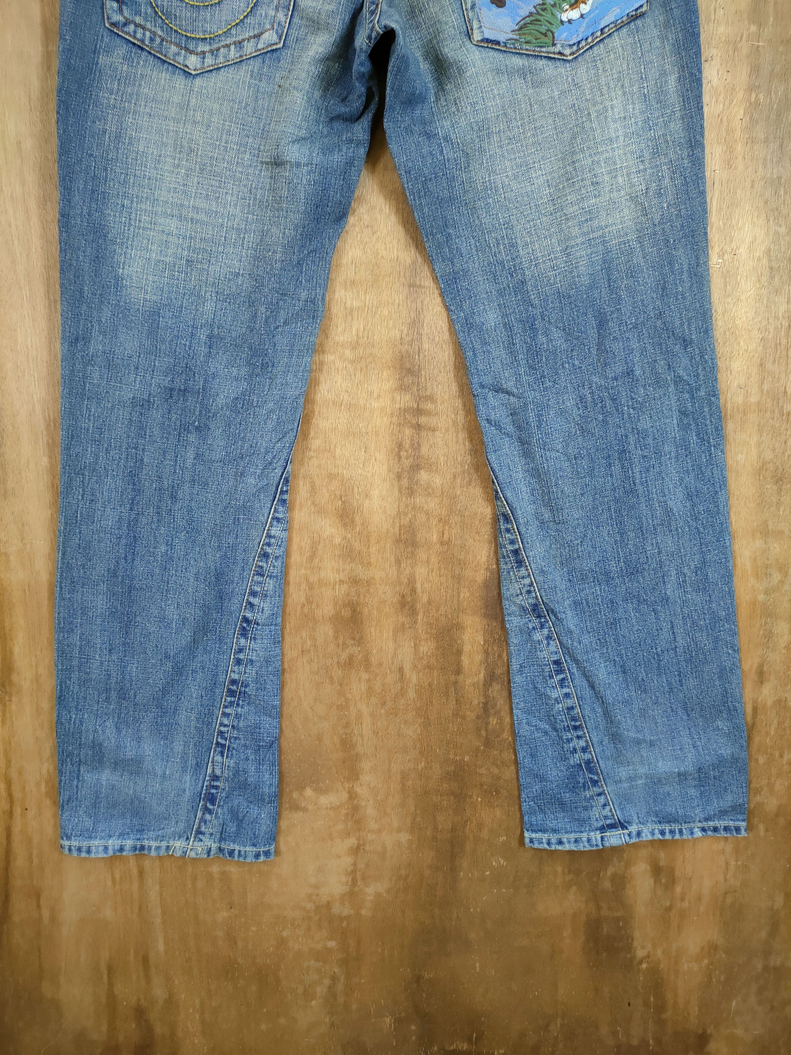 True Religion True Religion billy tiger distressed denim pants #46-888DLAL Size US 34 / EU 50 - 2 Thumbnail