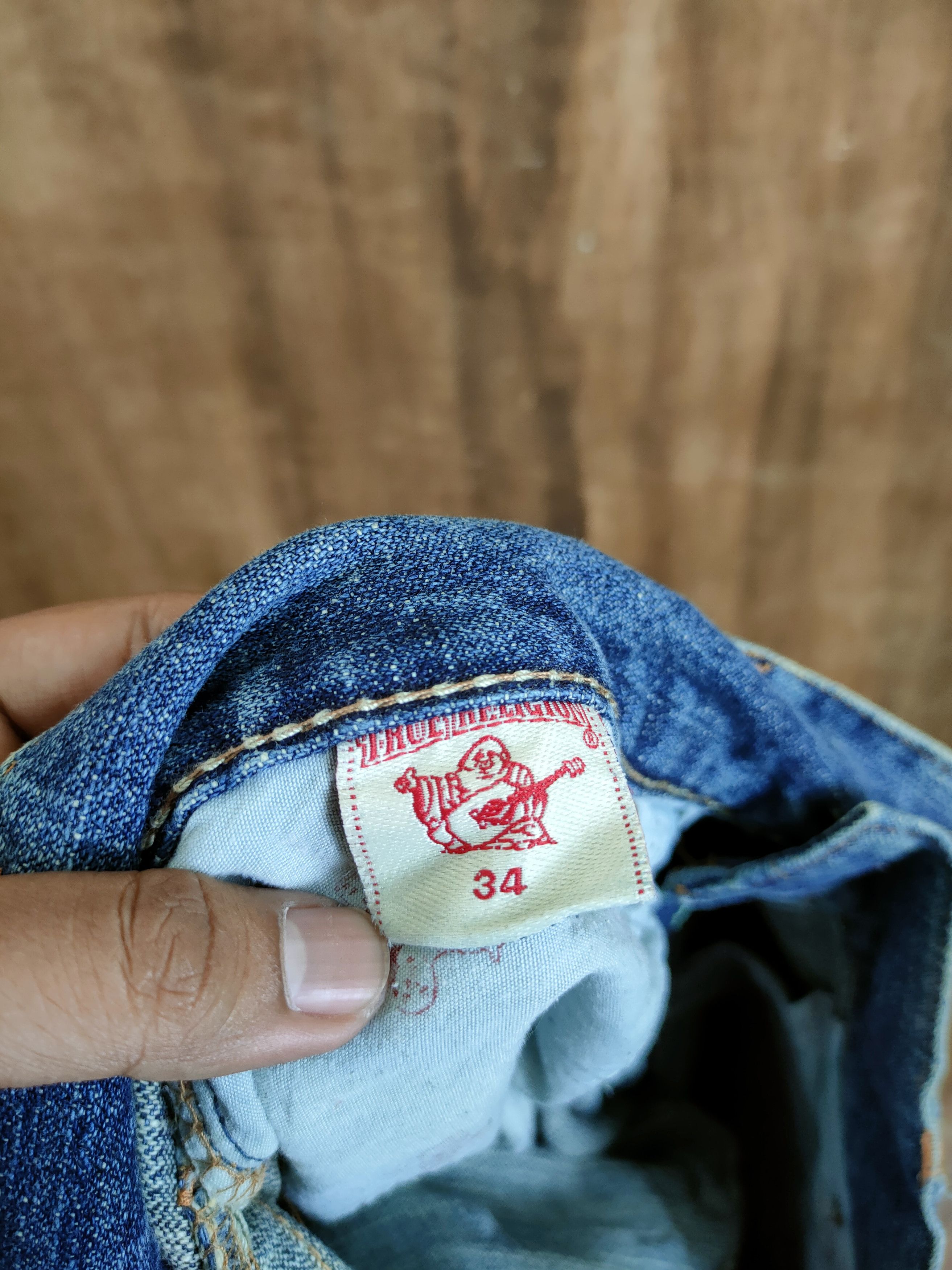 True Religion True Religion billy tiger distressed denim pants #46-888DLAL Size US 34 / EU 50 - 7 Thumbnail