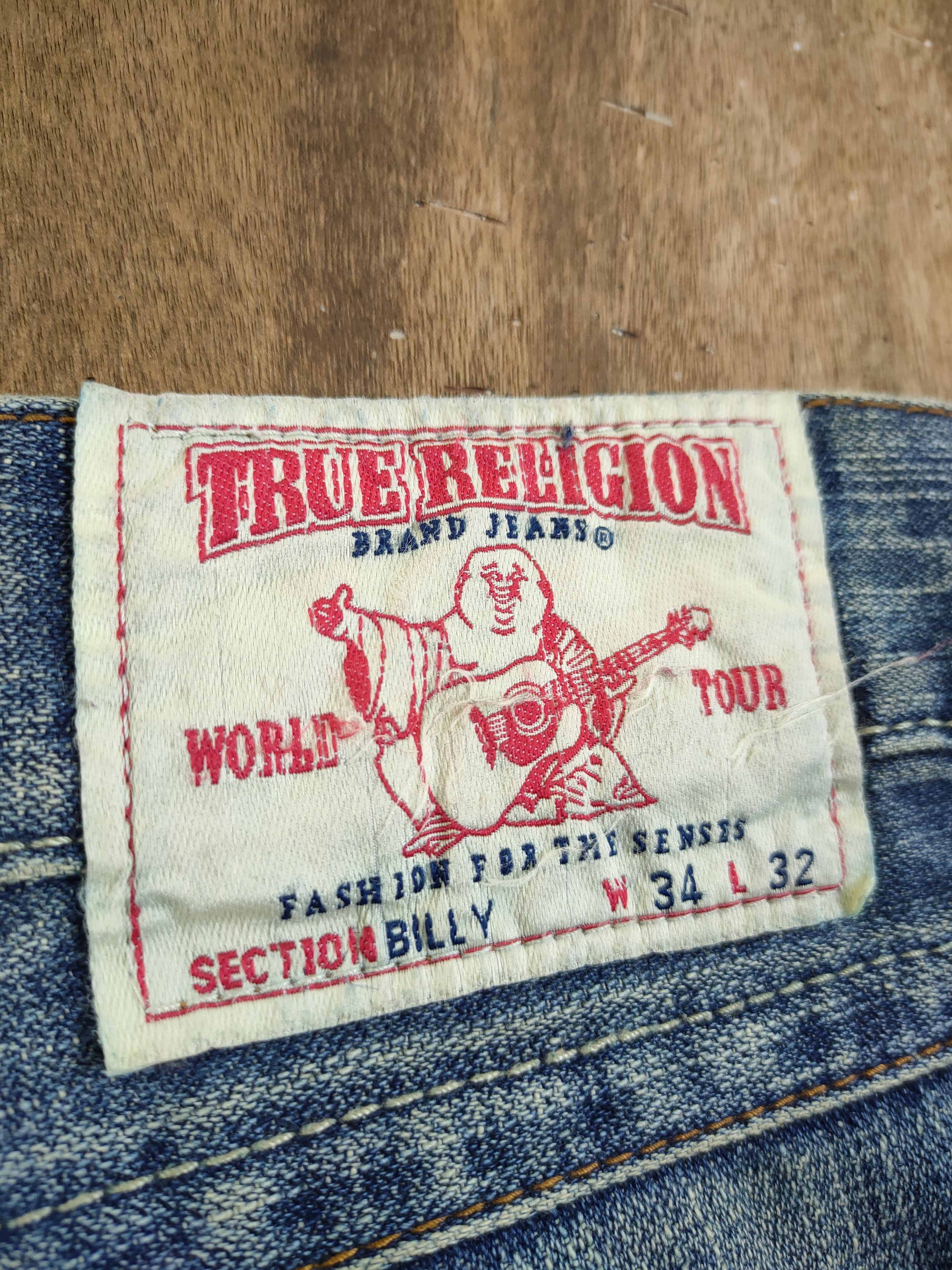 True Religion True Religion billy tiger distressed denim pants #46-888DLAL Size US 34 / EU 50 - 6 Thumbnail