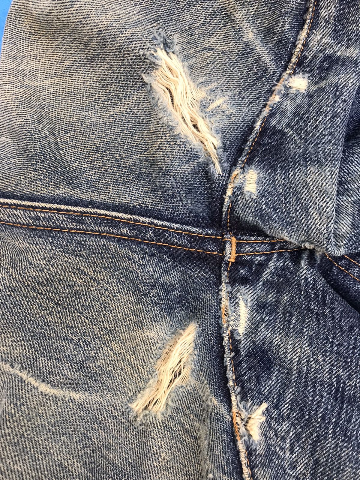 Levi's × Levi's Vintage Clothing × Vintage Levis LVC Big E 501XX Perfect Distressed Size US 32 / EU 48 - 24 Thumbnail