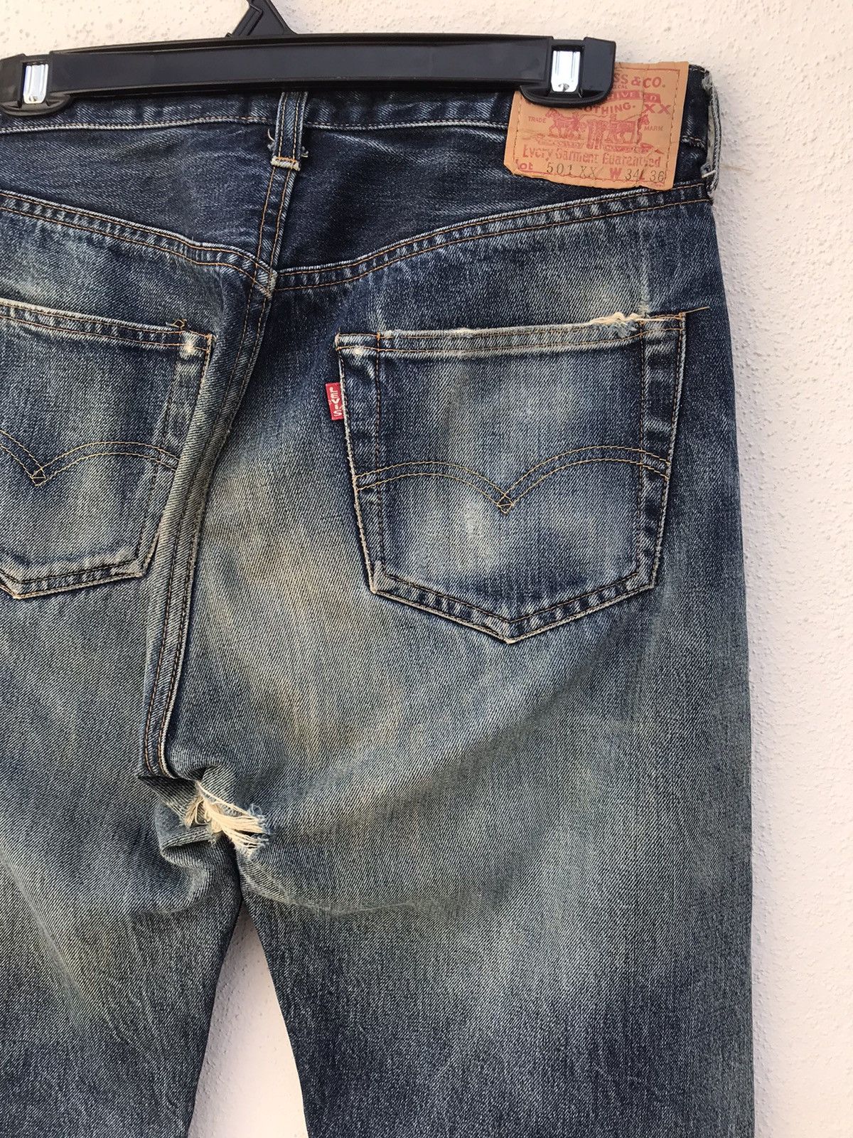 Levi's × Levi's Vintage Clothing × Vintage Levis LVC Big E 501XX Perfect Distressed Size US 32 / EU 48 - 17 Thumbnail
