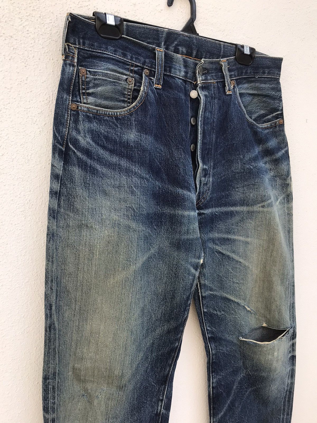 Levi's × Levi's Vintage Clothing × Vintage Levis LVC Big E 501XX Perfect Distressed Size US 32 / EU 48 - 6 Thumbnail