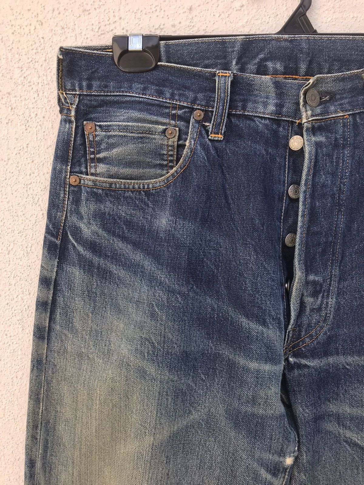 Levi's × Levi's Vintage Clothing × Vintage Levis LVC Big E 501XX Perfect Distressed Size US 32 / EU 48 - 7 Thumbnail