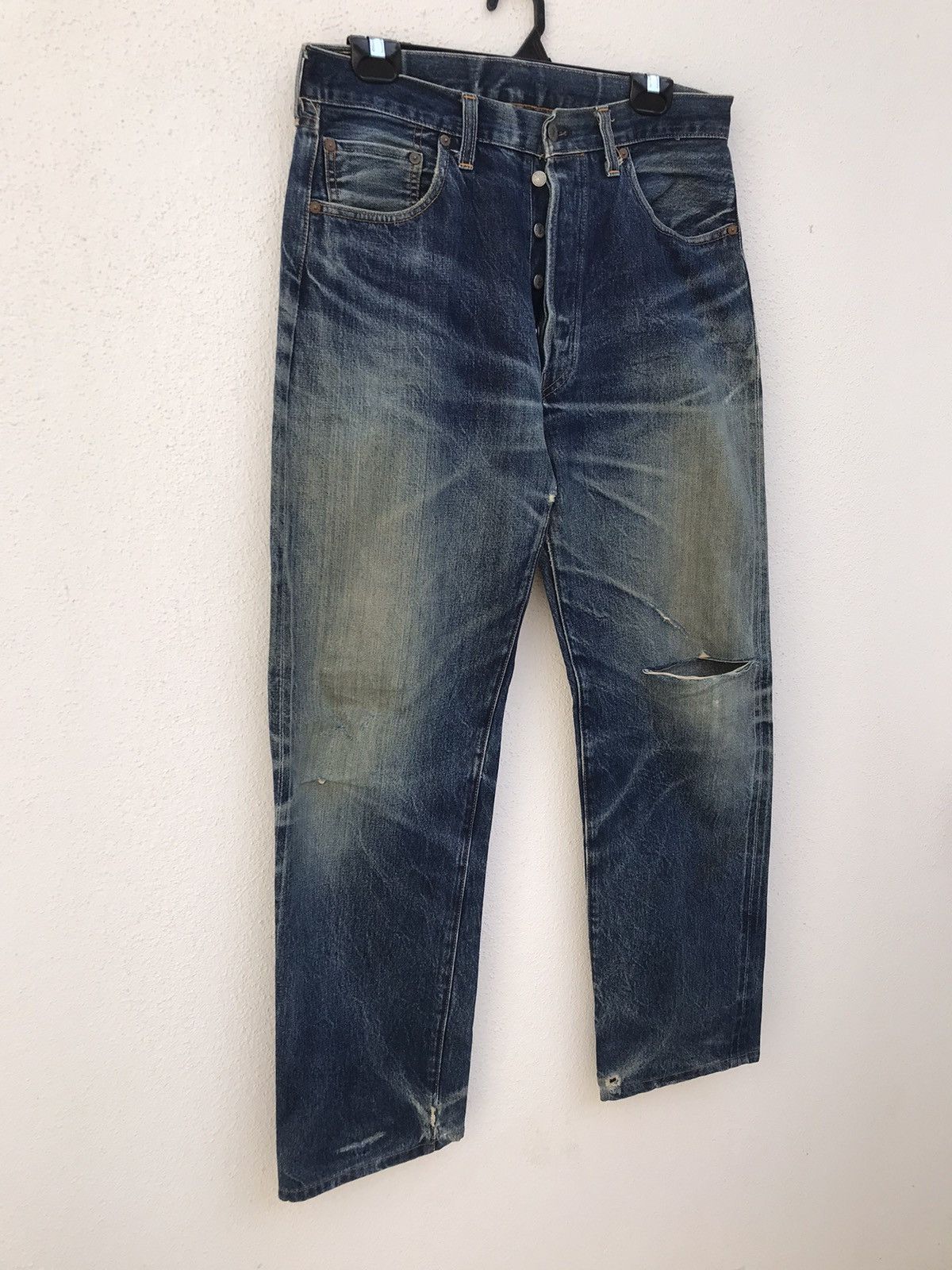 Levi's × Levi's Vintage Clothing × Vintage Levis LVC Big E 501XX Perfect Distressed Size US 32 / EU 48 - 3 Thumbnail