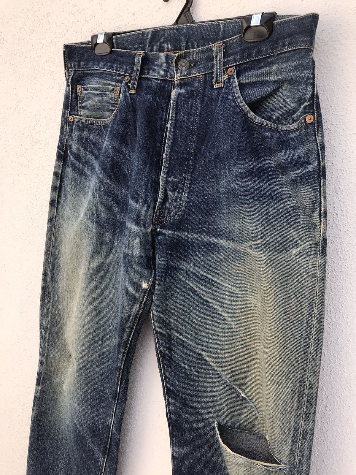 Levi's × Levi's Vintage Clothing × Vintage Levis LVC Big E 501XX Perfect Distressed Size US 32 / EU 48 - 5 Thumbnail