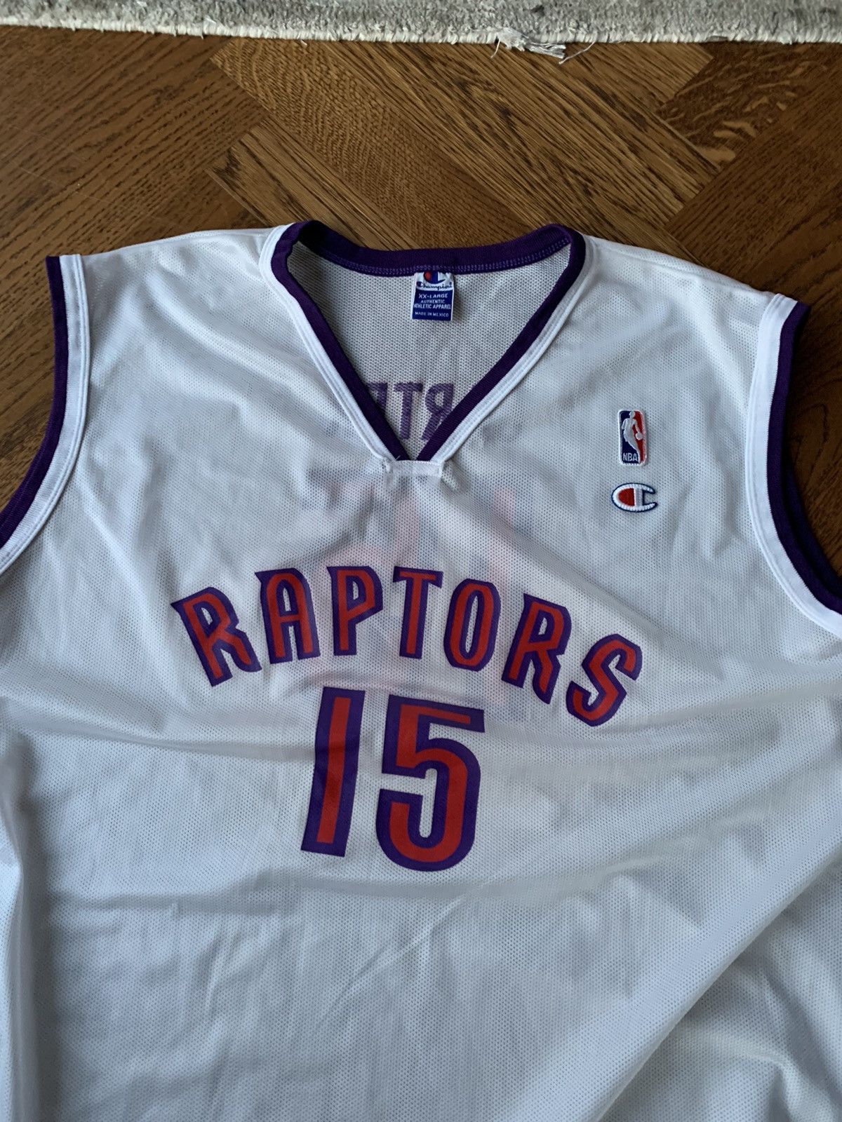 Vintage 90s Vince Carter Toronto Raptors Basketball Jersey Vintage Size US XXL / EU 58 / 5 - 4 Thumbnail