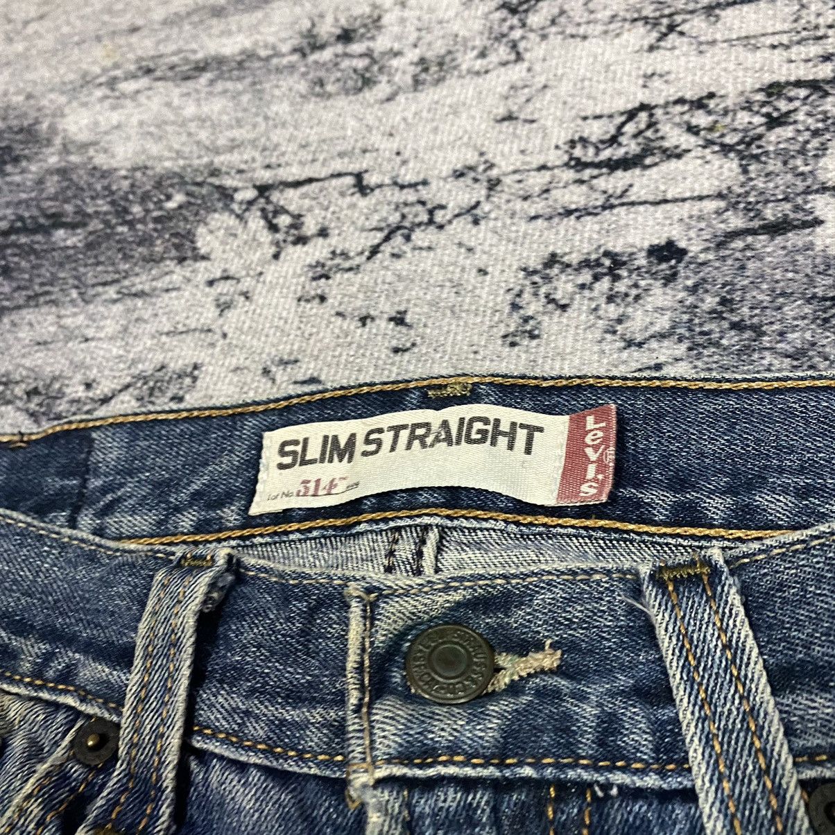 Levi's × Vintage Vintage Levis 514 Stright Cut Distressed Jeans Size US 32 / EU 48 - 9 Thumbnail
