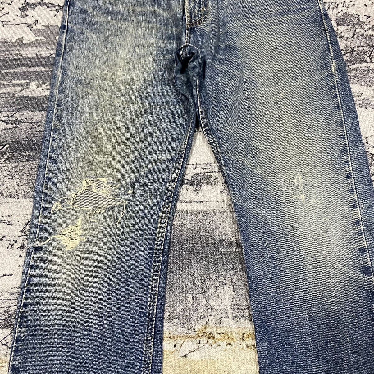 Levi's × Vintage Vintage Levis 514 Stright Cut Distressed Jeans Size US 32 / EU 48 - 7 Thumbnail