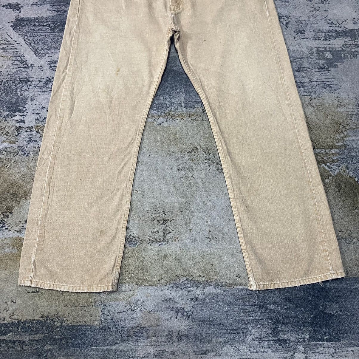 Jean × Levi's × Vintage 39x29 Vintage Levis 505 Stright Fit Distressed Jeans Size US 39 - 5 Thumbnail