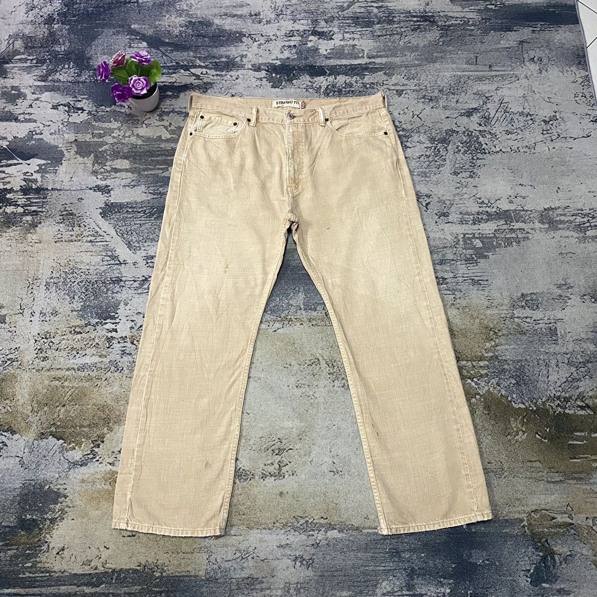 Jean × Levi's × Vintage 39x29 Vintage Levis 505 Stright Fit Distressed Jeans Size US 39 - 1 Thumbnail