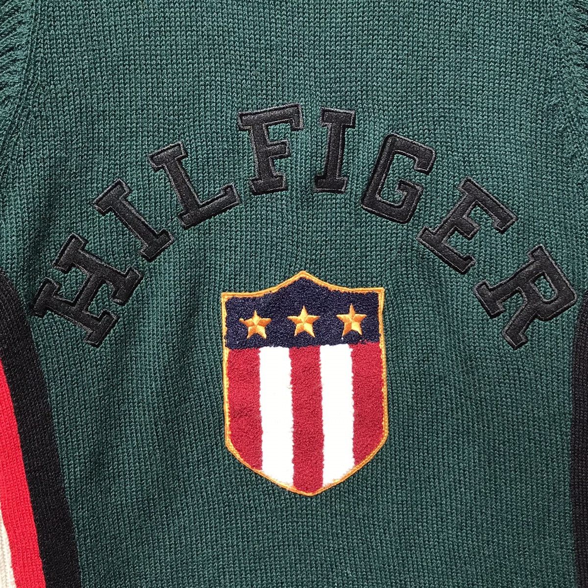 Tommy Hilfiger × Tommy Jeans × Vintage Vintage Tommy Hilfiger Knitwear Spellout Embroidery Tommy Size US M / EU 48-50 / 2 - 6 Thumbnail