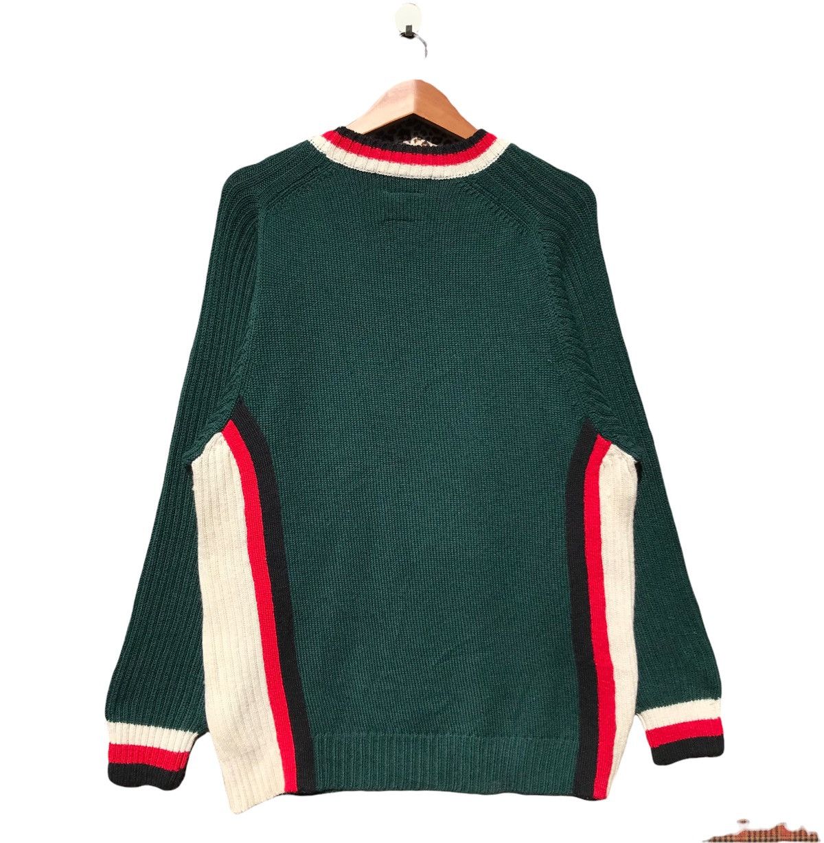 Tommy Hilfiger × Tommy Jeans × Vintage Vintage Tommy Hilfiger Knitwear Spellout Embroidery Tommy Size US M / EU 48-50 / 2 - 2 Thumbnail