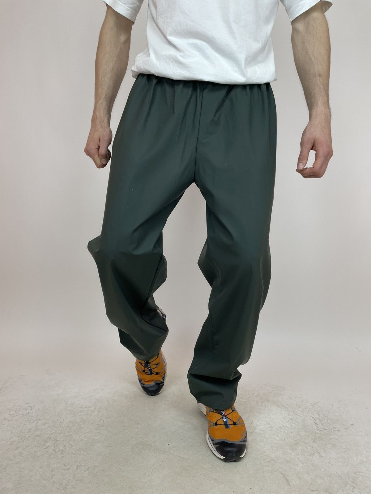 Vintage FLEXOTHANE Rain Pants Relaxed waterproof Mens side XL Size US 34 / EU 50 - 1 Thumbnail