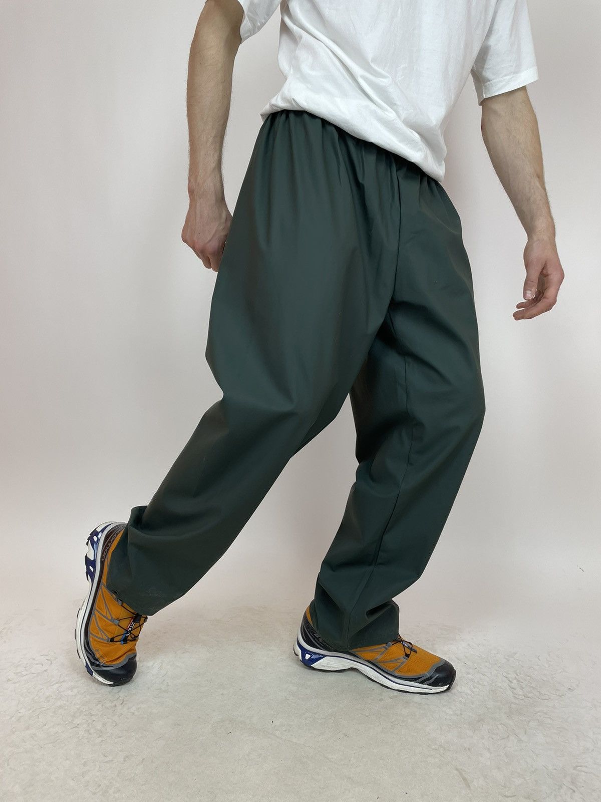 Vintage FLEXOTHANE Rain Pants Relaxed waterproof Mens side XL Size US 34 / EU 50 - 5 Thumbnail