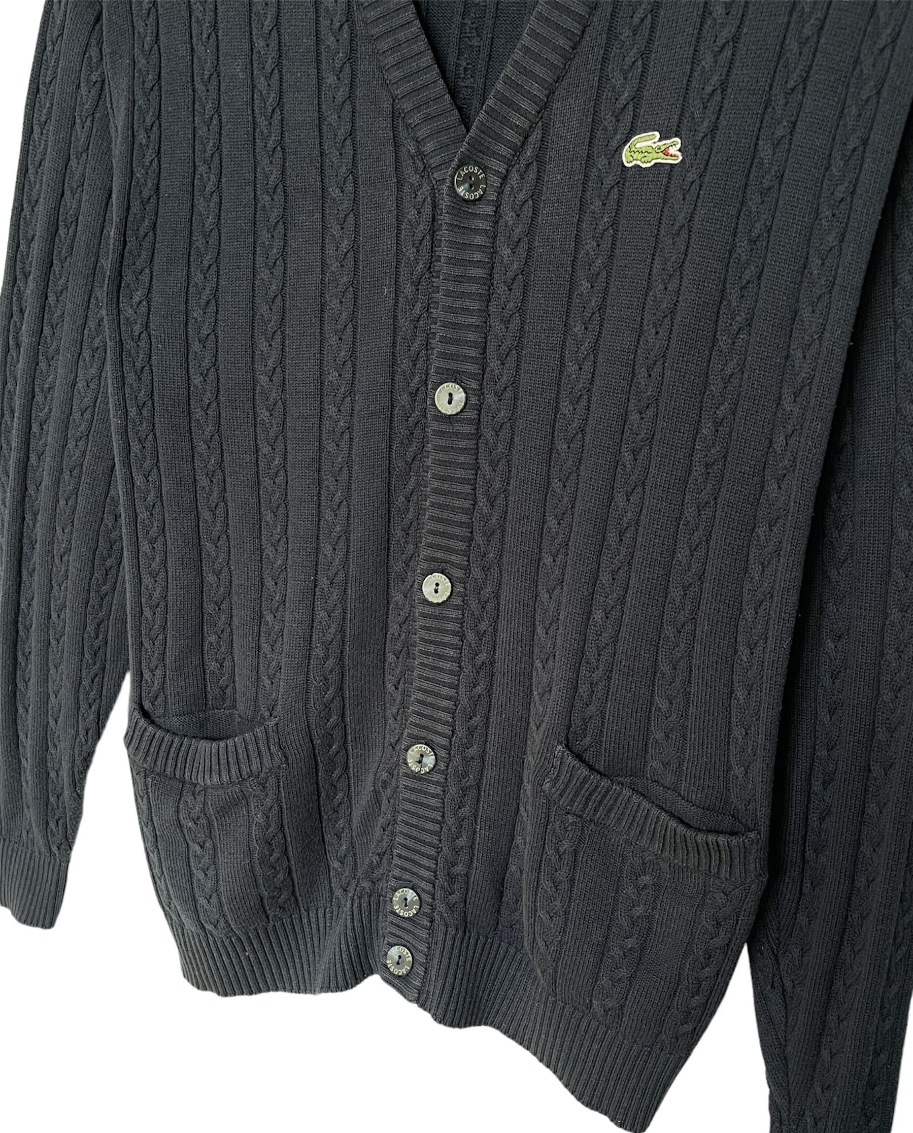 Lacoste 🔥vintage 90’s Cardigan cable lacoste size xl Size US XL / EU 56 / 4 - 3 Thumbnail