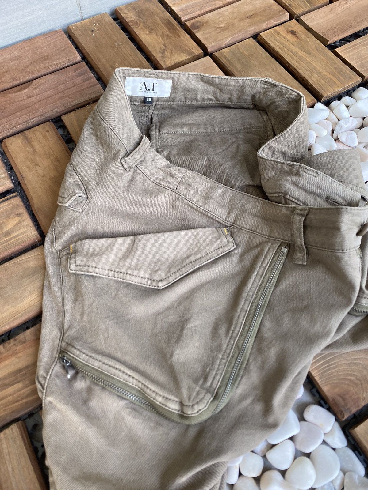 Designer × Japanese Brand Rare unstitch pant Atsuro tayama unique mud wash Size US 32 / EU 48 - 14 Thumbnail