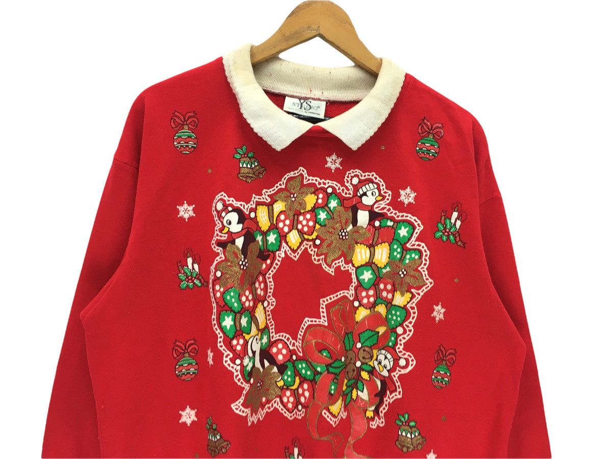 Vintage YS Studio Big Logo Christmas Penguin Designs Sweatshirt Size US XL / EU 56 / 4 - 2 Thumbnail