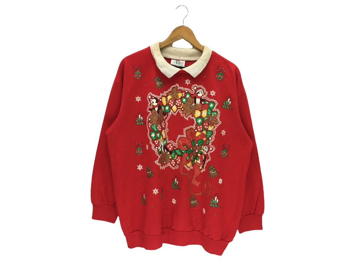 Vintage YS Studio Big Logo Christmas Penguin Designs Sweatshirt Size US XL / EU 56 / 4 - 1 Thumbnail