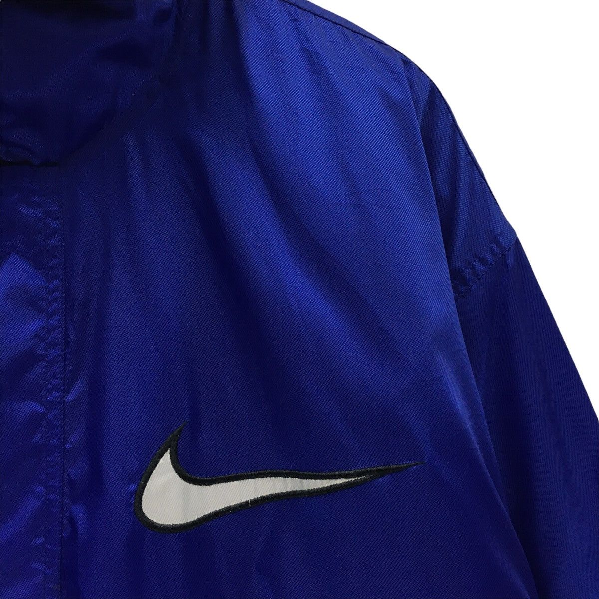 Nike Vintage 90s Nike Big Swoosh Long Hoodie Jacket Size US L / EU 52-54 / 3 - 6 Thumbnail