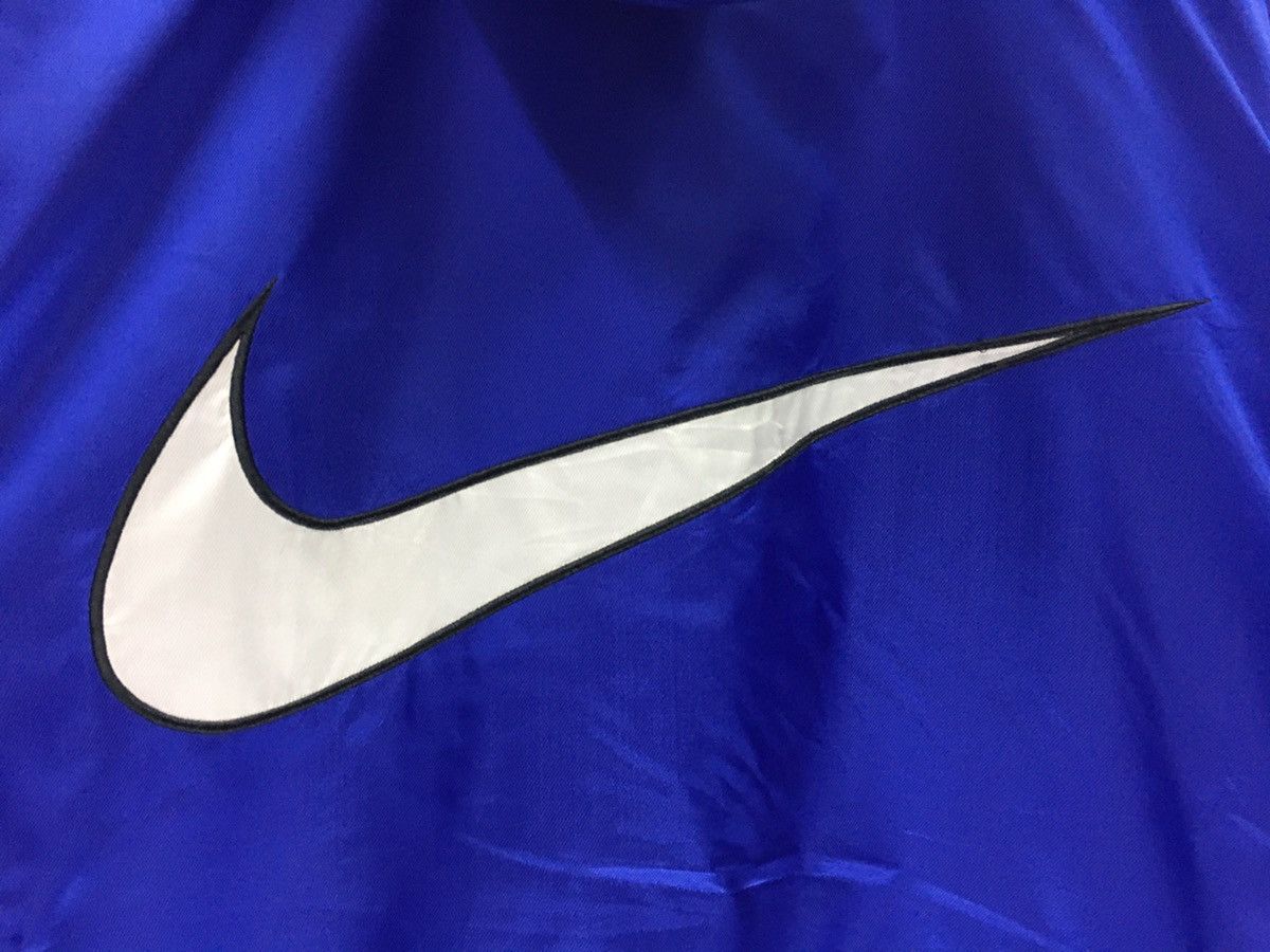 Nike Vintage 90s Nike Big Swoosh Long Hoodie Jacket Size US L / EU 52-54 / 3 - 7 Thumbnail