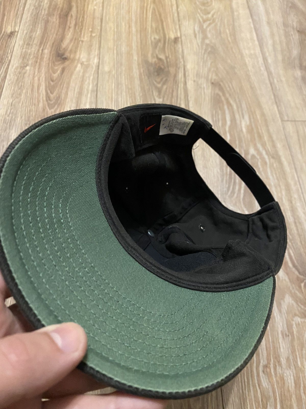 Nike Rare Cap Nike 90’ Vintage. Drill Big Swoosh. Size ONE SIZE - 3 Thumbnail