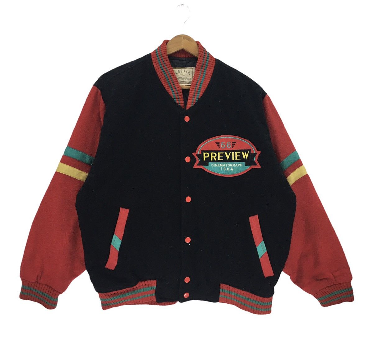 Japanese Brand Vintage Losvio 301/023 Stadio Collection Varsity Jacket Size US M / EU 48-50 / 2 - 2 Thumbnail