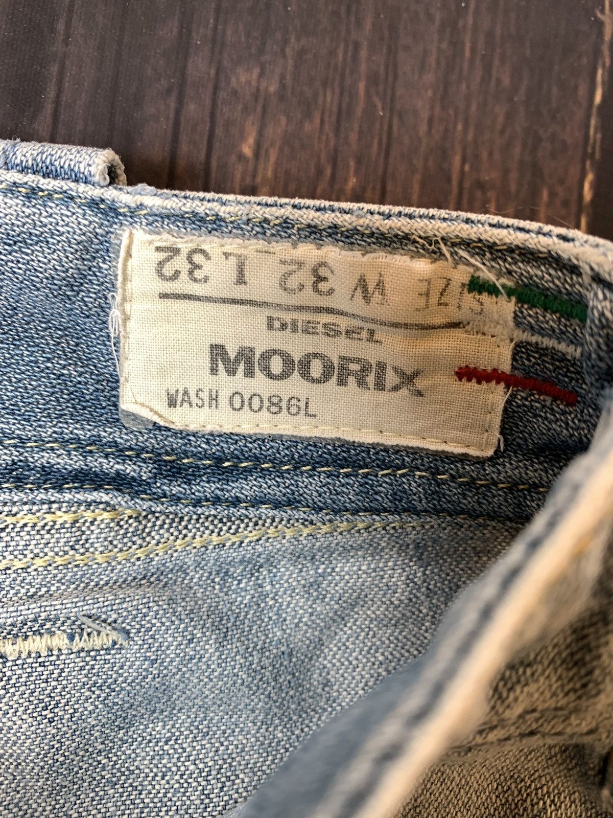Diesel × Japanese Brand × Vintage Vintage pants Diesel y2k distressed wash Japan style denim Size US 32 / EU 48 - 9 Thumbnail