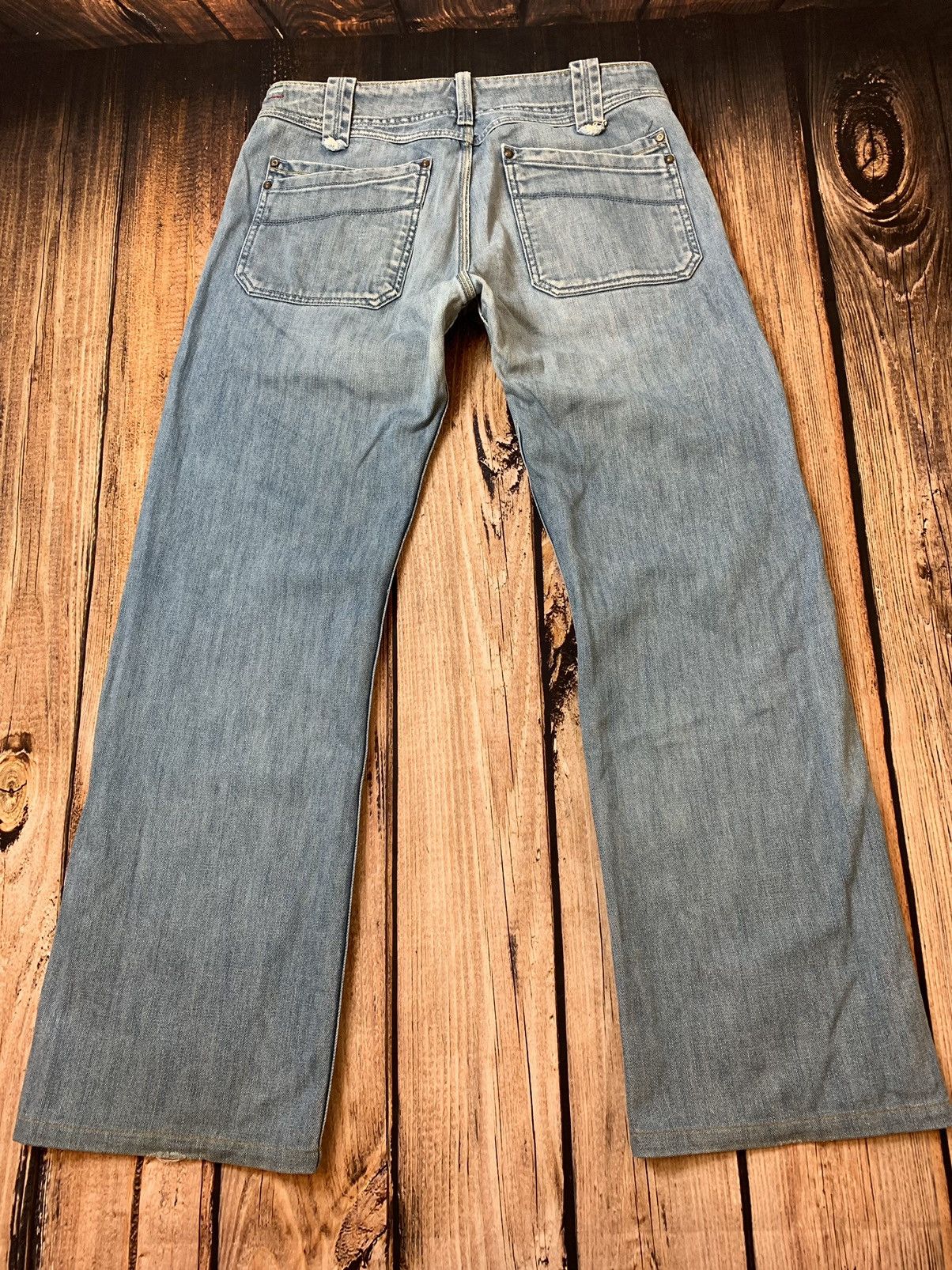 Diesel × Japanese Brand × Vintage Vintage pants Diesel y2k distressed wash Japan style denim Size US 32 / EU 48 - 3 Thumbnail