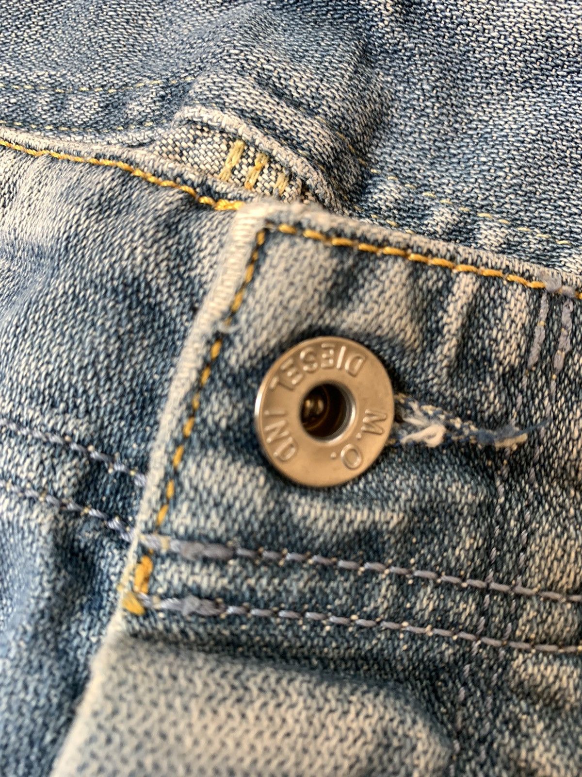 Diesel × Japanese Brand × Vintage Vintage pants Diesel y2k distressed wash Japan style denim Size US 32 / EU 48 - 8 Thumbnail