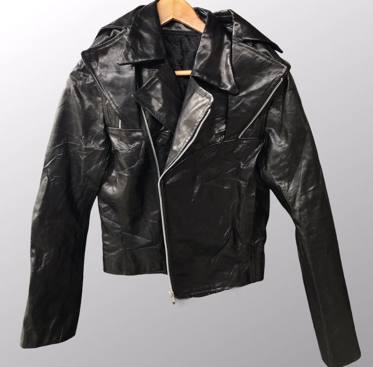 Genuine Leather × Vintage Vintage Biker Jackets Size XS / US 0-2 / IT 36-38 - 9 Thumbnail