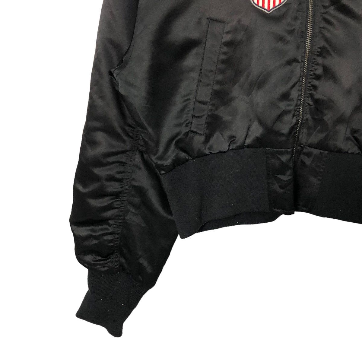 Japanese Brand Vintage Browny Air Force Zipper Ups Bomber Jacket Size US L / EU 52-54 / 3 - 3 Thumbnail