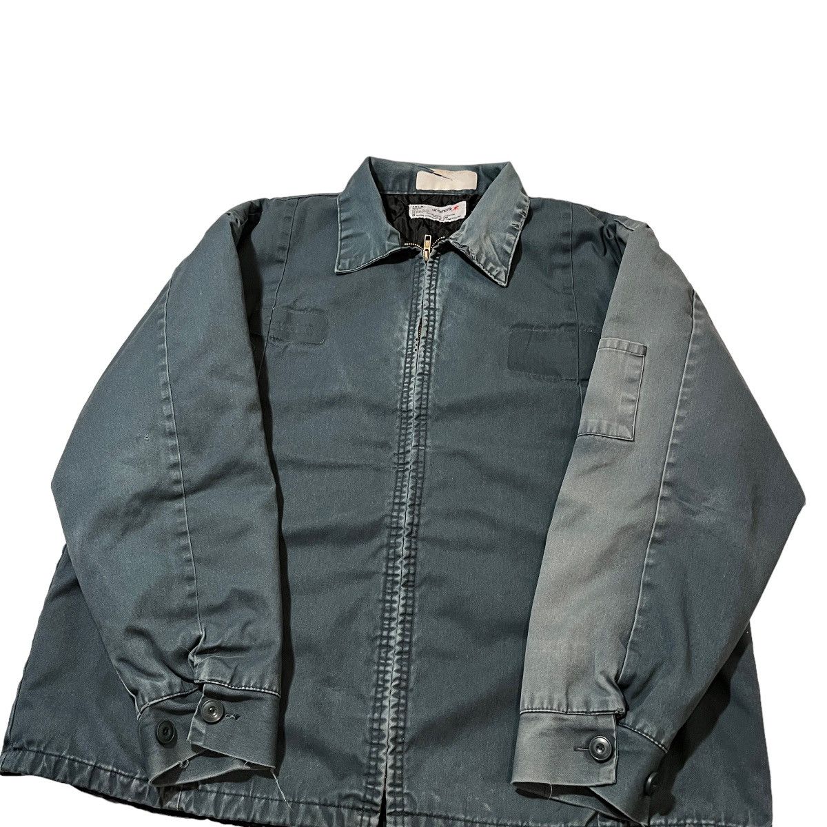 Vintage Vintage Aramark Faded Quilted Interior Jacket Size US XL / EU 56 / 4 - 2 Thumbnail