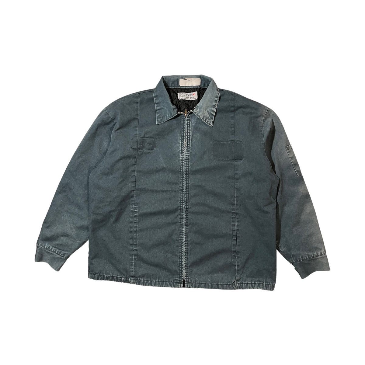 Vintage Vintage Aramark Faded Quilted Interior Jacket Size US XL / EU 56 / 4 - 1 Thumbnail