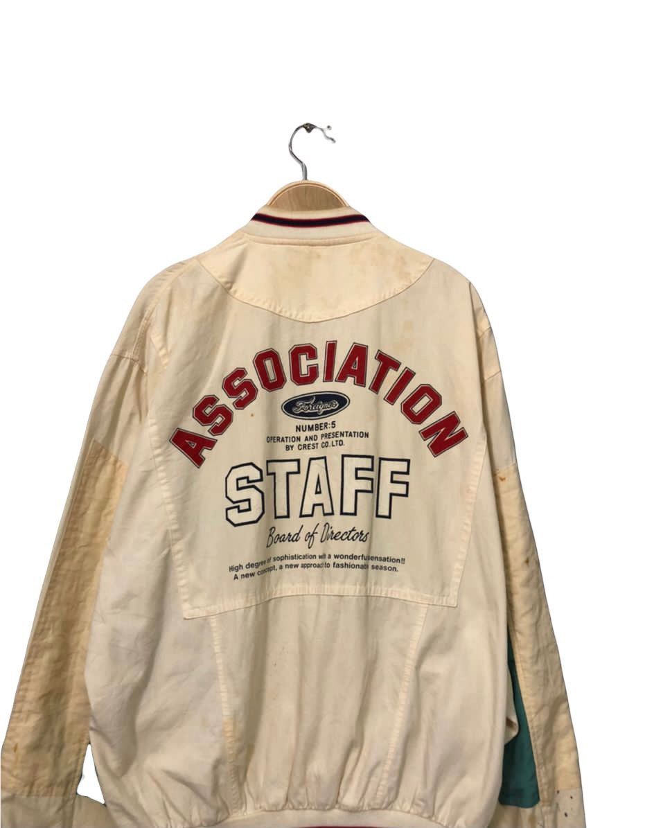 Japanese Brand Vintage Crest Zipper Ups Spell Out Big Logo Jacket Size US XL / EU 56 / 4 - 9 Thumbnail